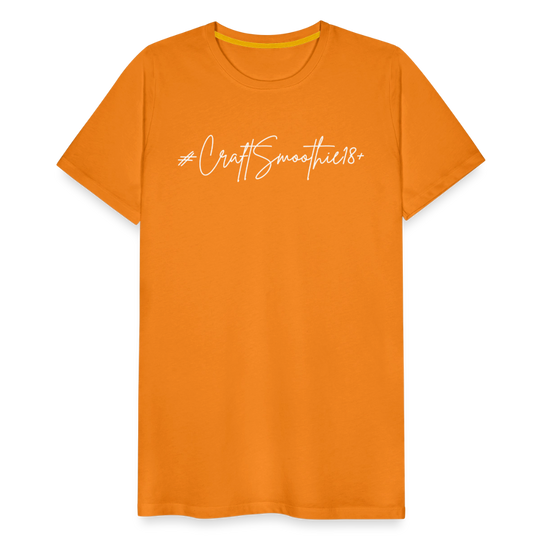 #CraftSmoothie18+ - Männer Premium T-Shirt - Orange