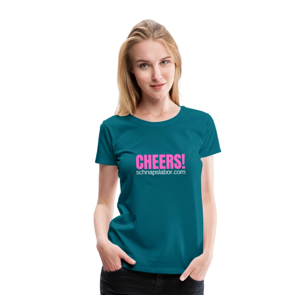 Cheers - Frauen Premium T-Shirt - Divablau