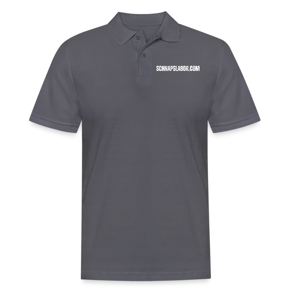 Schnapslabor - Männer Poloshirt - Anthrazit