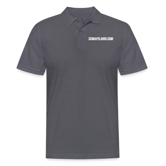Schnapslabor - Männer Poloshirt - Anthrazit
