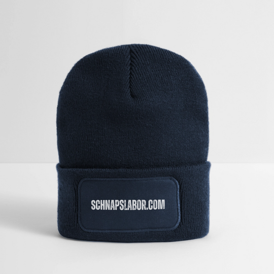 Schnapslabor - Recycelte Patch Beanie - French Navy