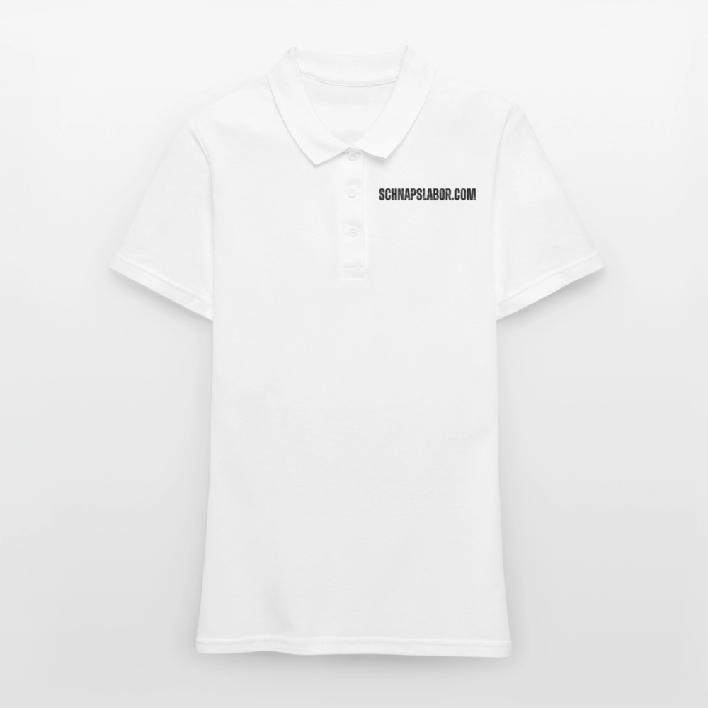 Schnapslabor - Frauen Poloshirt - Weiß