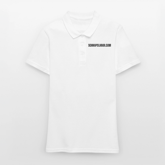 Schnapslabor - Frauen Poloshirt - Weiß