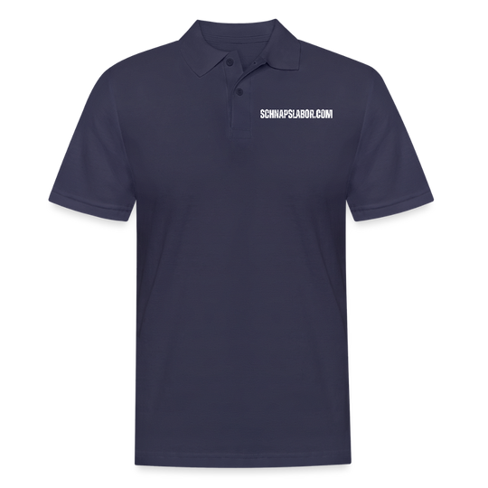 Schnapslabor - Männer Poloshirt - Navy
