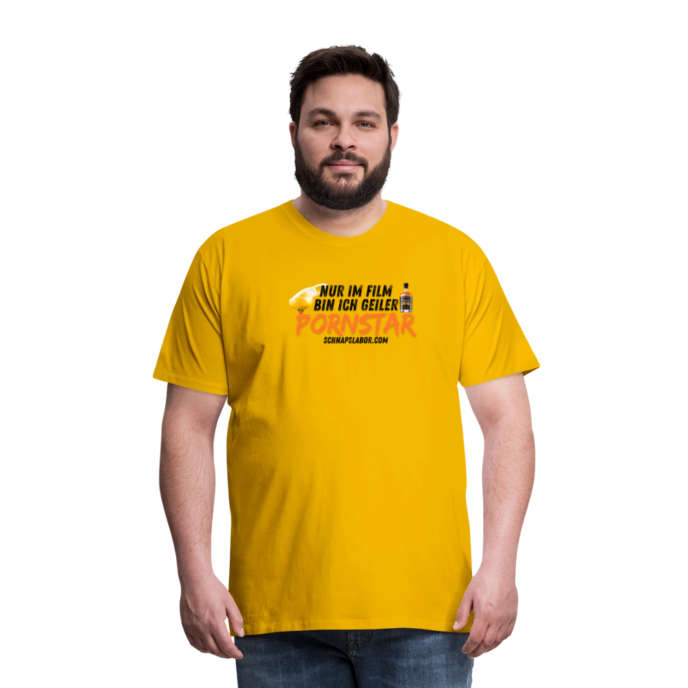 Männer Premium T-Shirt - Sonnengelb