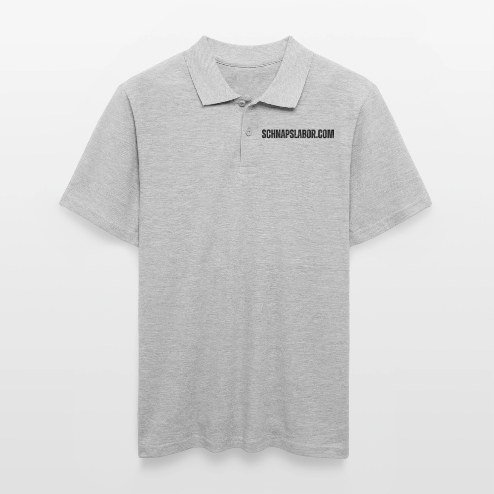 Schnapslabor - Männer Poloshirt - Grau meliert