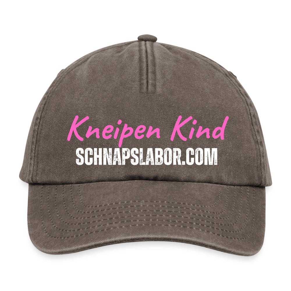 Kneipen Kind - Relaxed Vintage Cap - Vintage Braun