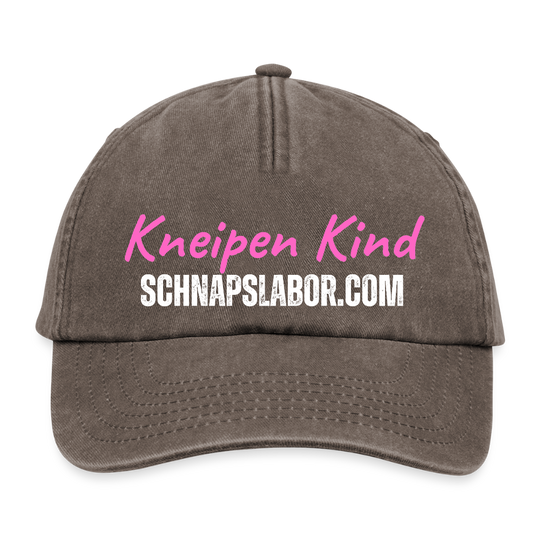 Kneipen Kind - Relaxed Vintage Cap - Vintage Braun