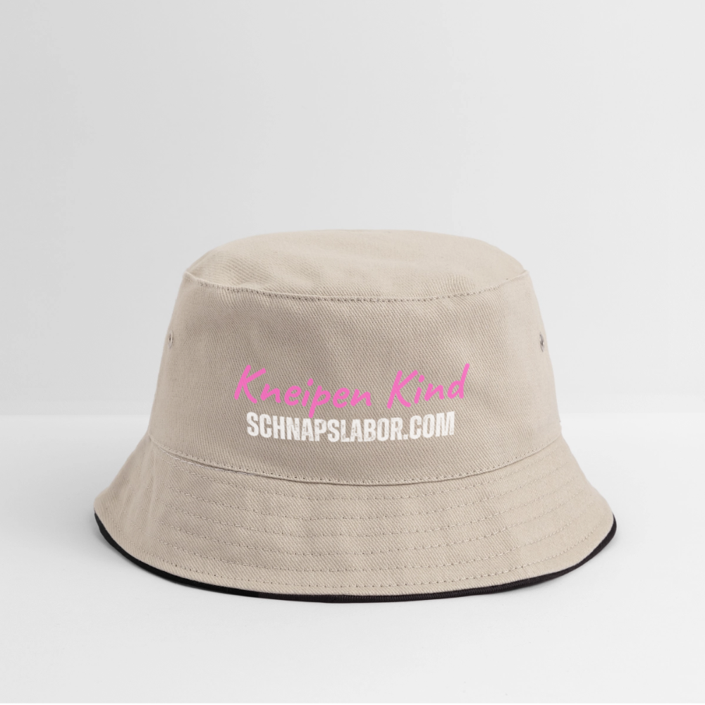 Kneipen Kind - Fischerhut - Khaki/Schwarz