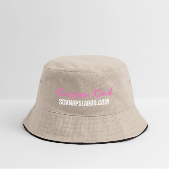 Kneipen Kind - Fischerhut - Khaki/Schwarz