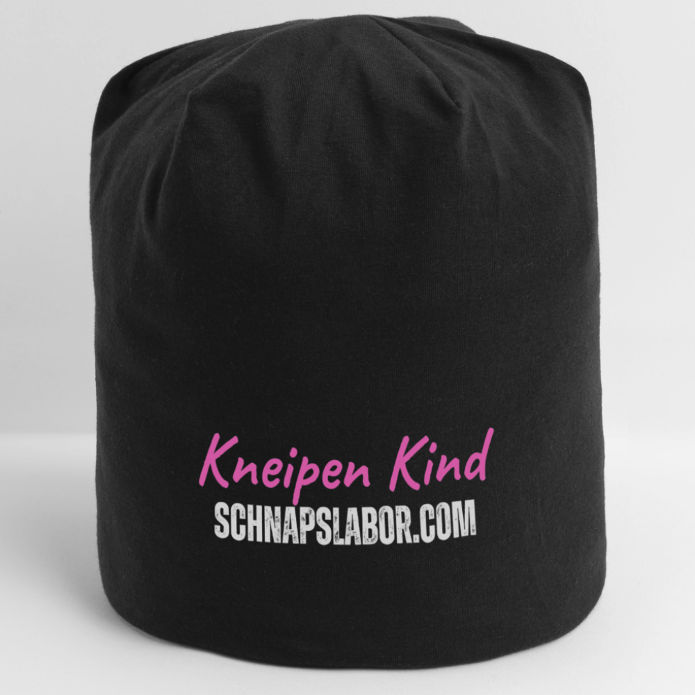 Kneipen Kind - Jersey-Beanie - Schwarz