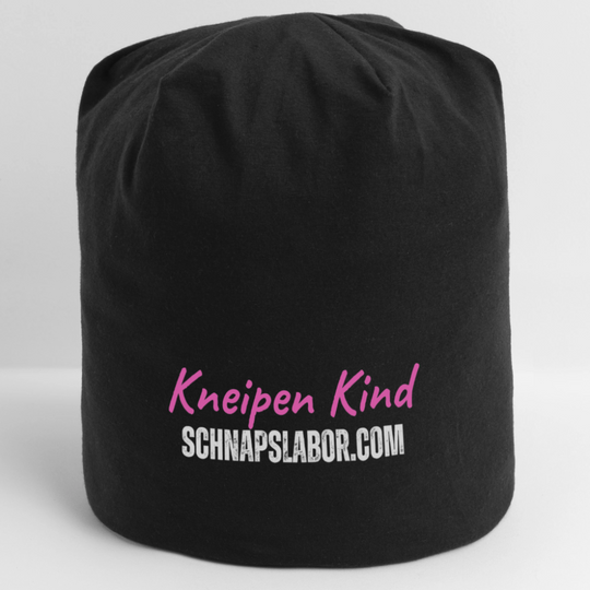 Kneipen Kind - Jersey-Beanie - Schwarz