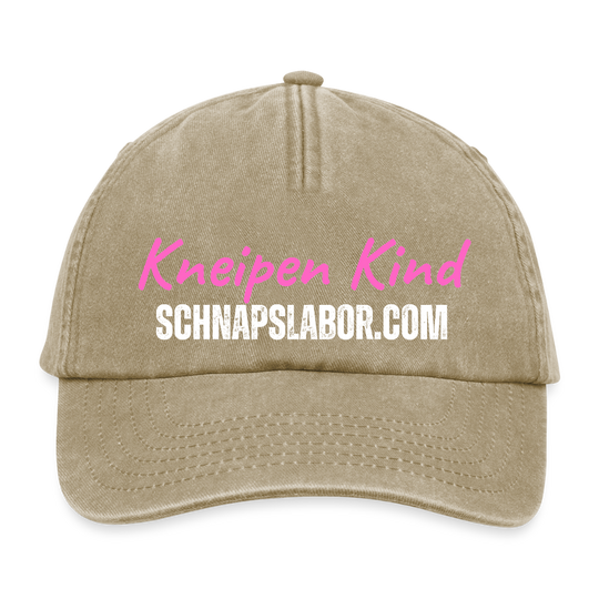 Kneipen Kind - Relaxed Vintage Cap - Vintage Beige