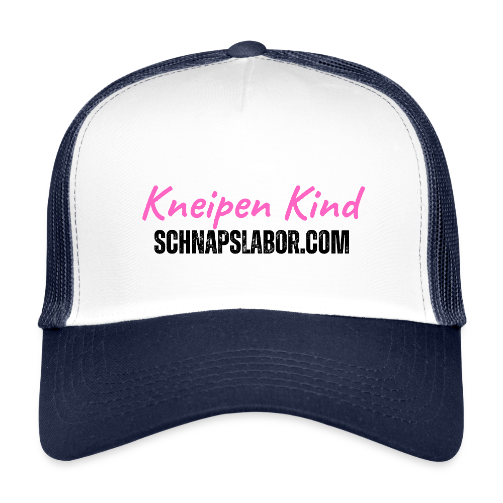 Kneipen Kind - Trucker Cap - Weiß/Navy