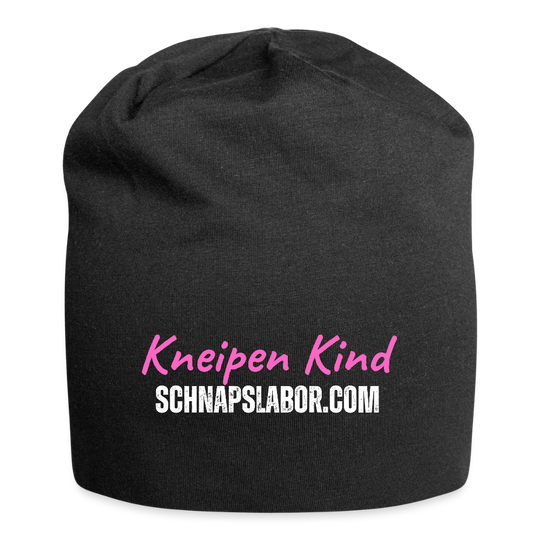 Kneipen Kind - Jersey-Beanie - Schwarz
