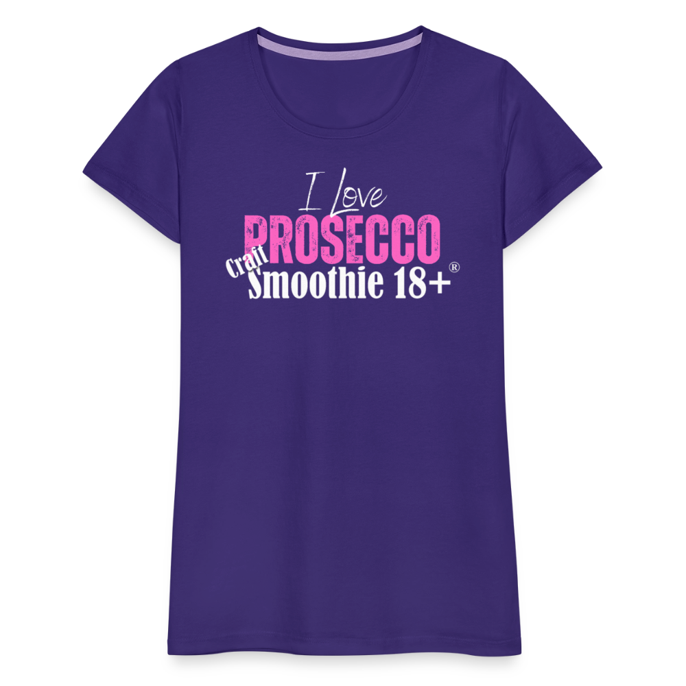 I love Prosecco - Frauen Premium T-Shirt - Lila