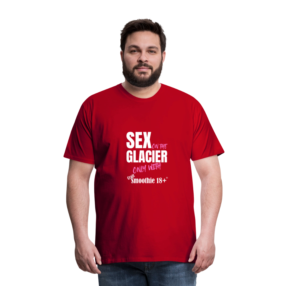 Sex on the Glacier - "Männer Premium T-Shirt" - Rot