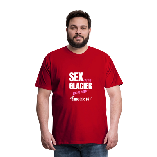 Sex on the Glacier - "Männer Premium T-Shirt" - Rot