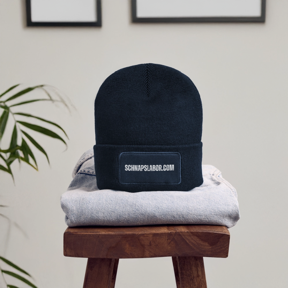 Schnapslabor - Recycelte Patch Beanie - French Navy