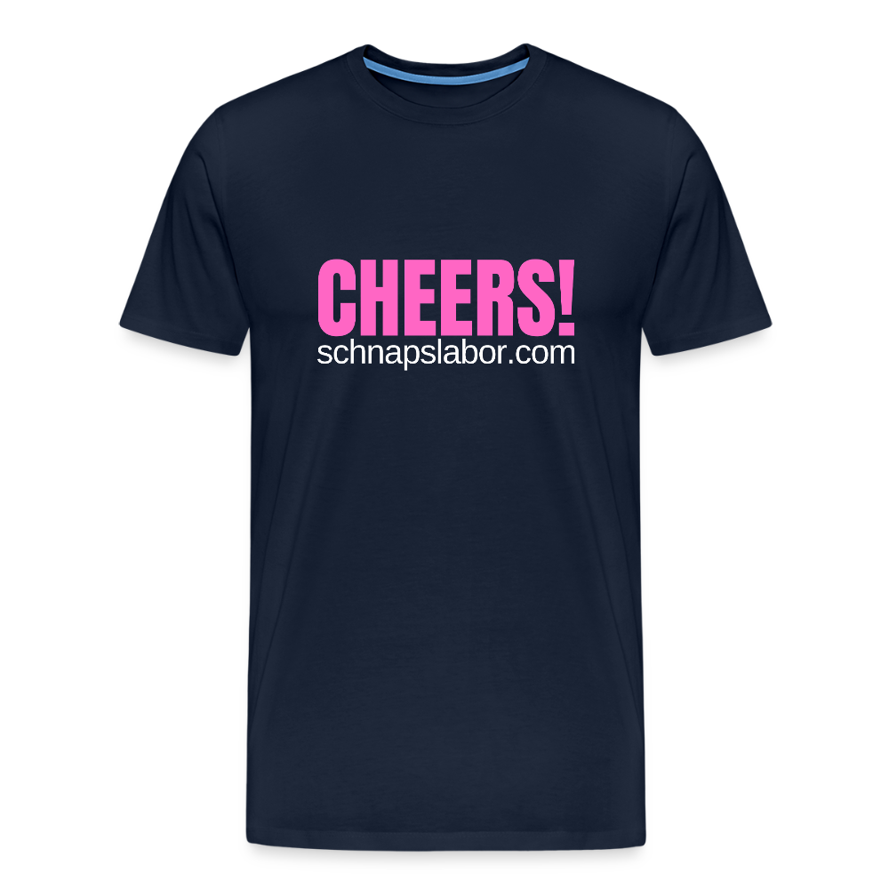 Cheers - Männer Premium T-Shirt - Navy