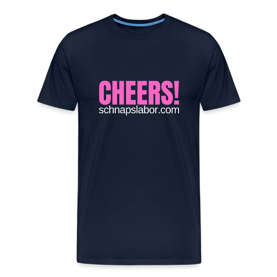 Cheers - Männer Premium T-Shirt - Navy