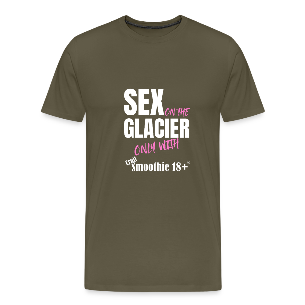 Sex on the Glacier - "Männer Premium T-Shirt" - Khaki