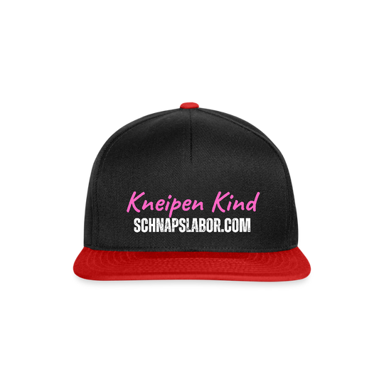 Kneipen Kind - Snapback Cap - Schwarz/Rot