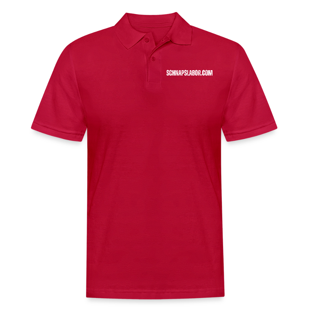 Schnapslabor - Männer Poloshirt - cherry red