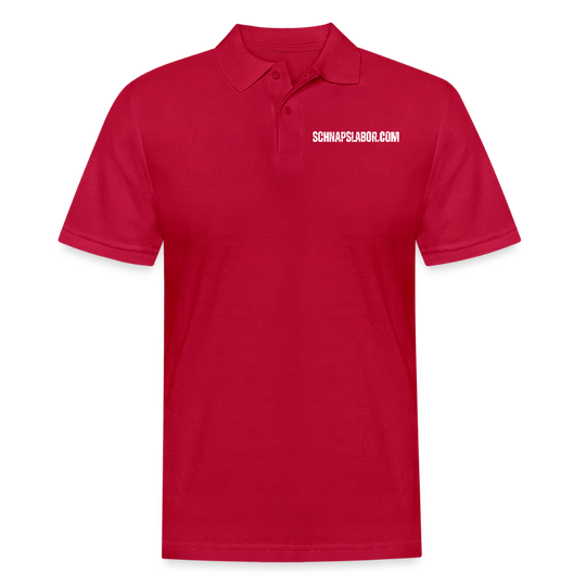 Schnapslabor - Männer Poloshirt - cherry red
