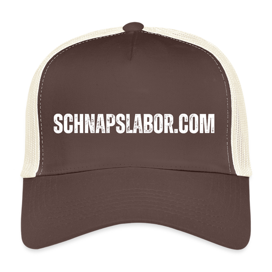 Schnapslabor - Trucker Cap - Braun/Beige