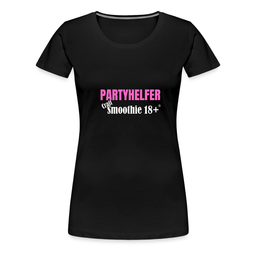 Partyhelfer - Frauen Premium T-Shirt - Schwarz