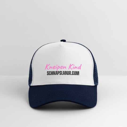 Kneipen Kind - Trucker Cap - Weiß/Navy