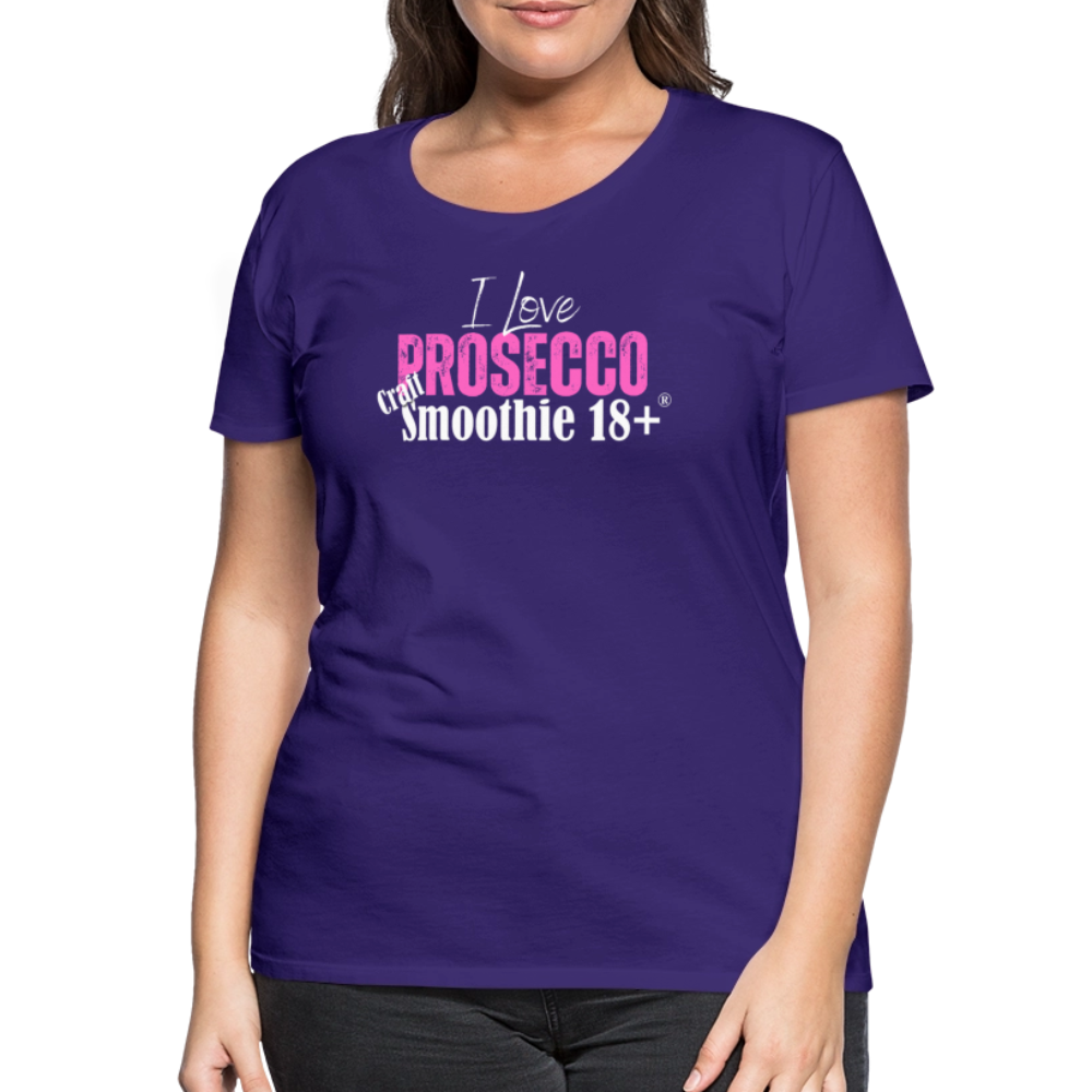I love Prosecco - Frauen Premium T-Shirt - Lila