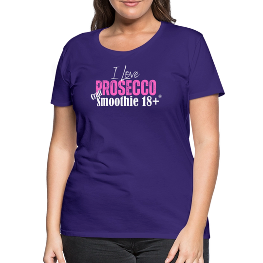 I love Prosecco - Frauen Premium T-Shirt - Lila