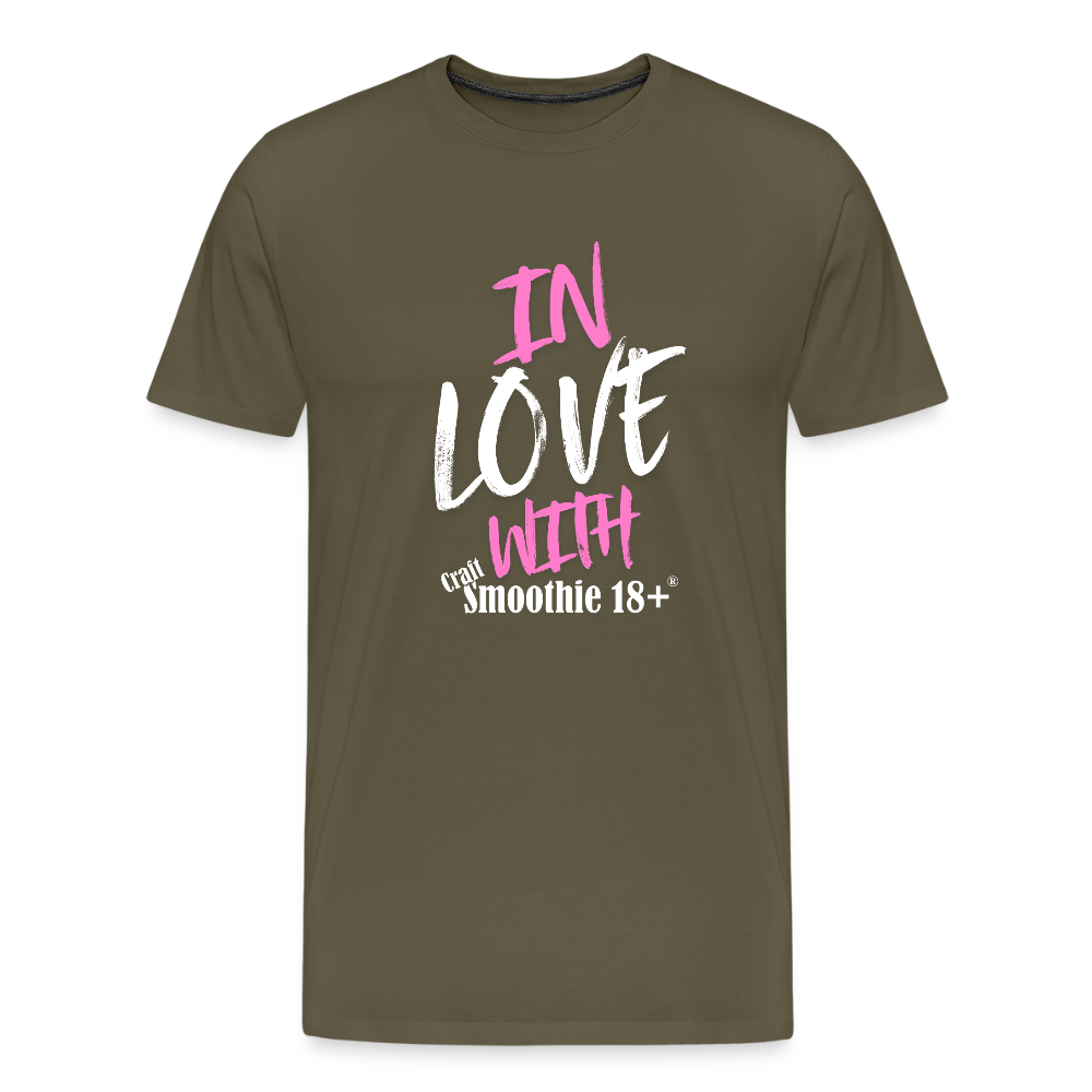 In Love - Männer Premium T-Shirt - Khaki