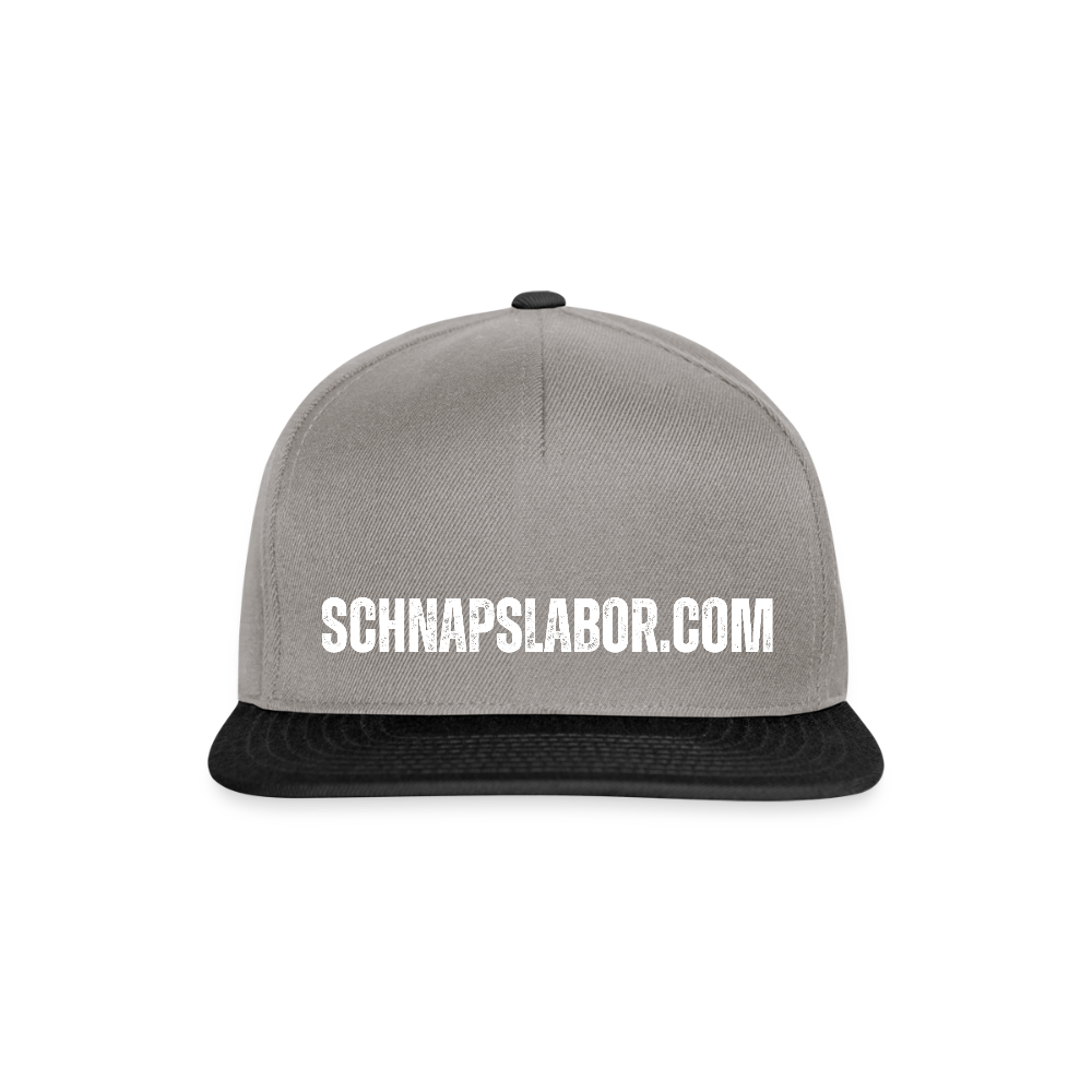 Schnapslabor - Snapback Cap - Graphit/Schwarz