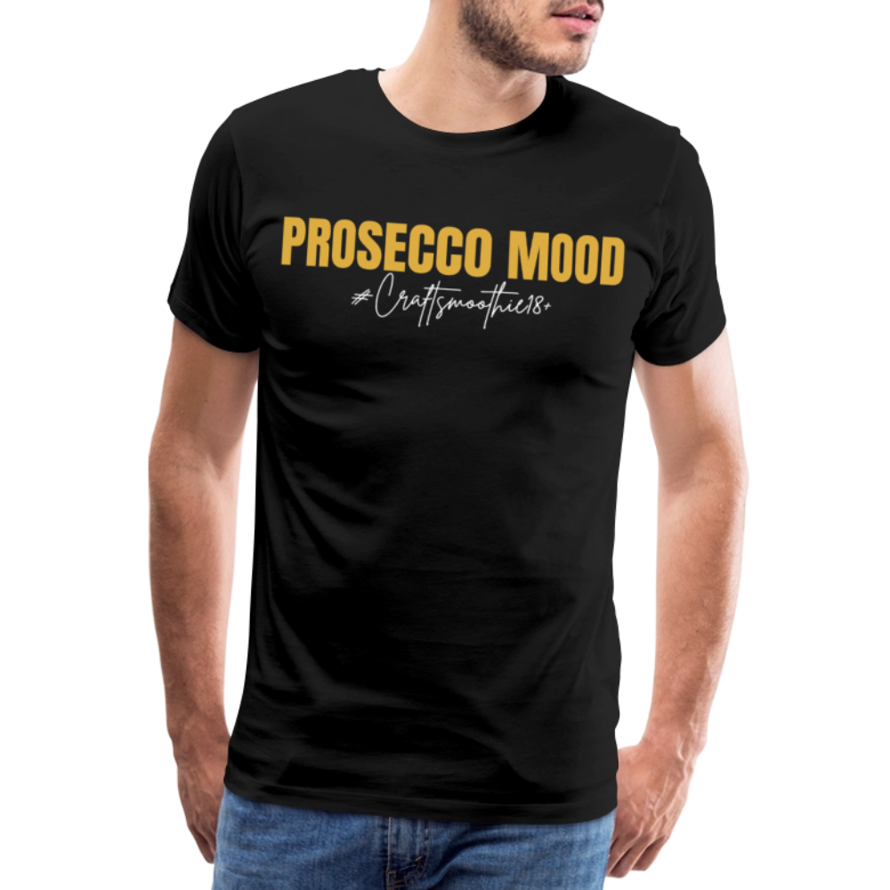 Prosecco Mood - Männer Premium T-Shirt - Schwarz