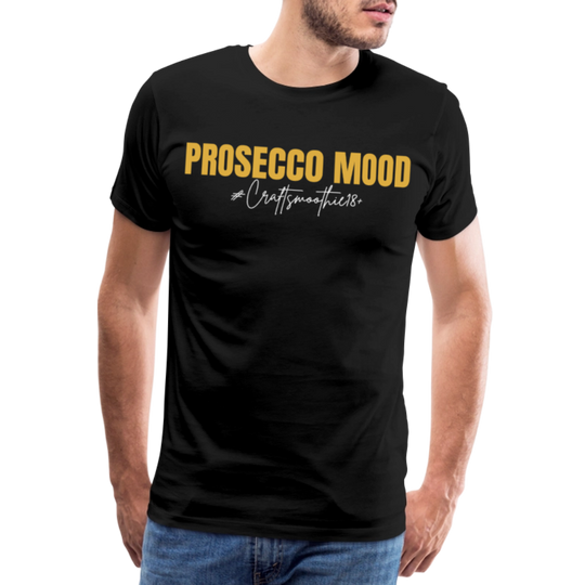 Prosecco Mood - Männer Premium T-Shirt - Schwarz