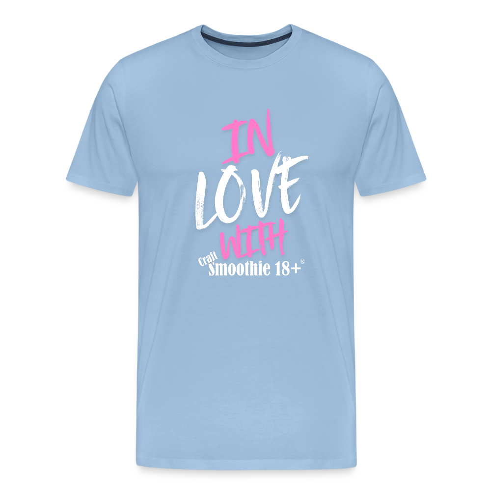 In Love - Männer Premium T-Shirt - Sky