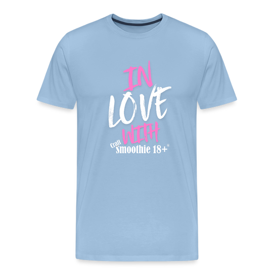 In Love - Männer Premium T-Shirt - Sky