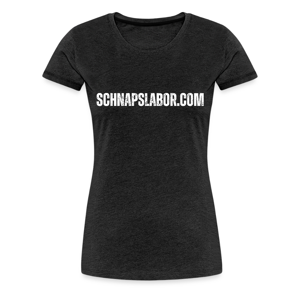 Schnapslabor - "Frauen Premium T-Shirt" - Anthrazit