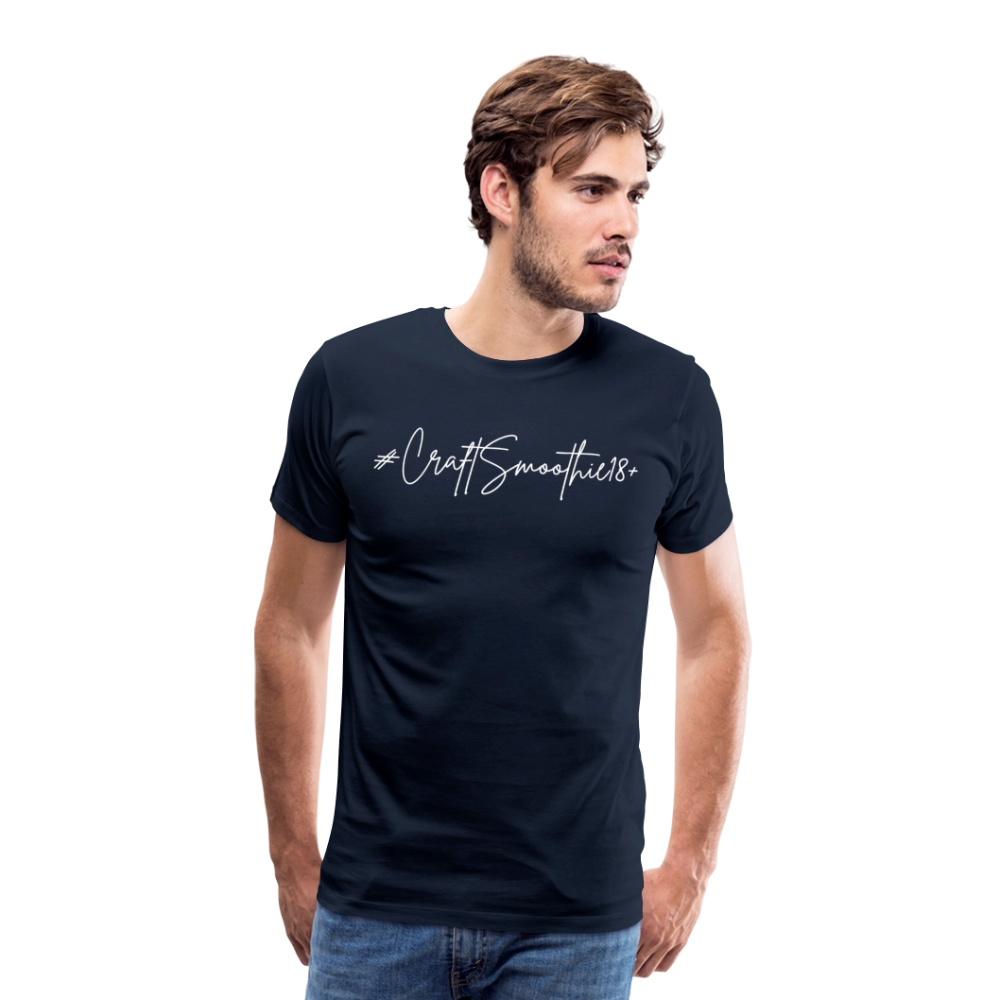 #CraftSmoothie18+ - Männer Premium T-Shirt - Navy