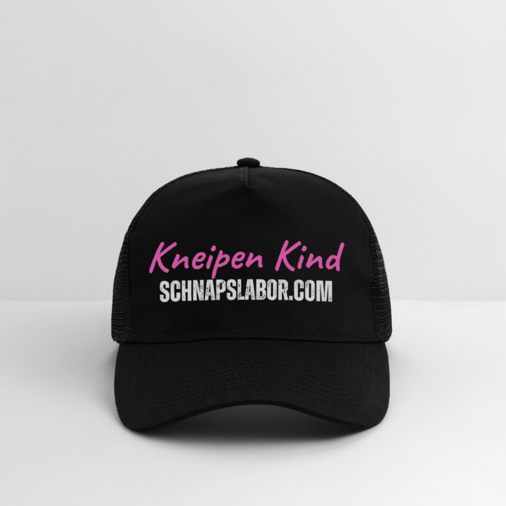 Kneipen Kind - Trucker Cap - Schwarz/Schwarz