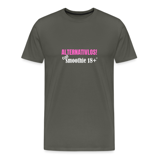 Alternativlos - Männer Premium T-Shirt - Asphalt