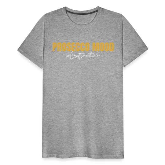 Prosecco Mood - Männer Premium T-Shirt - Grau meliert