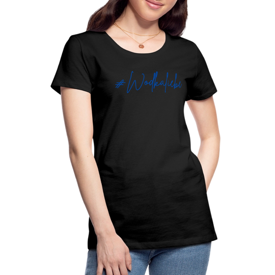 #Wodkaliebe - Frauen Premium T-Shirt - Schwarz