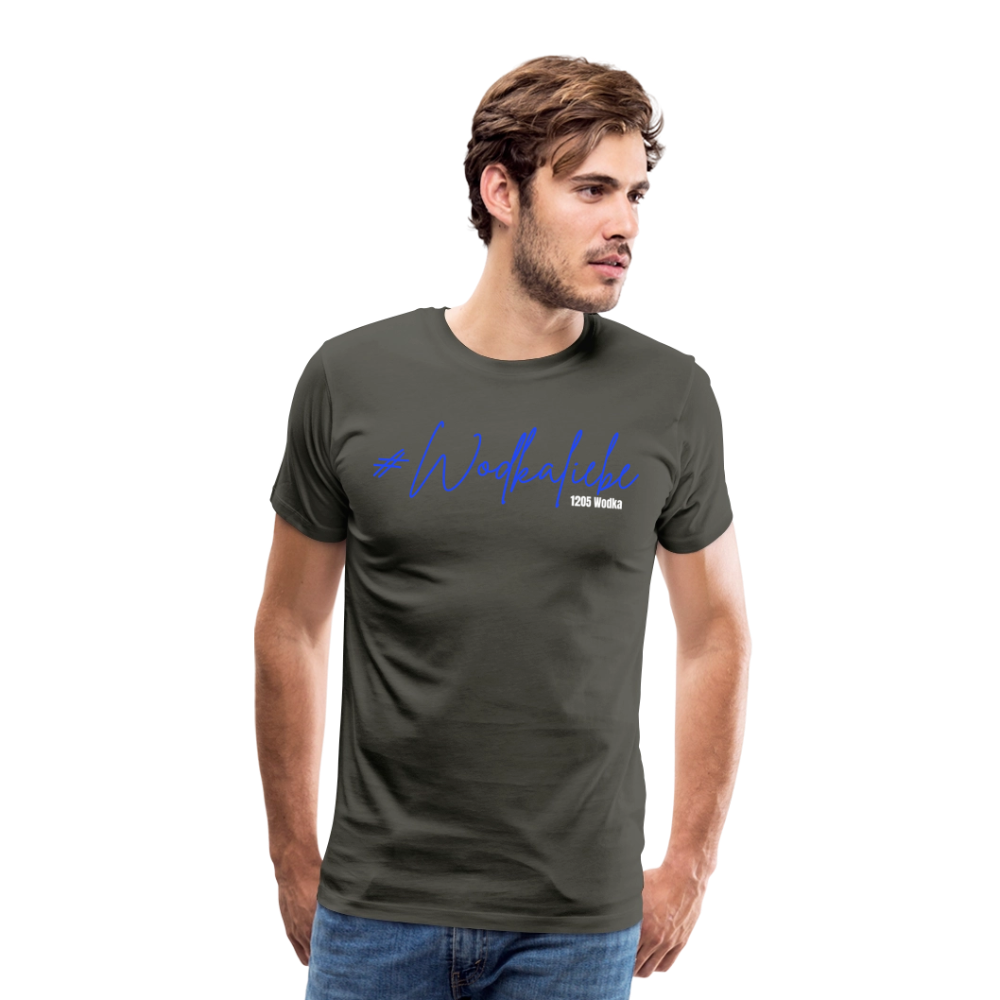 #Wodkaliebe 1205 - Männer Premium T-Shirt - Asphalt