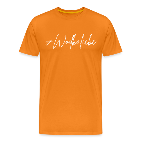 #Wodkaliebe - Männer Premium T-Shirt - Orange