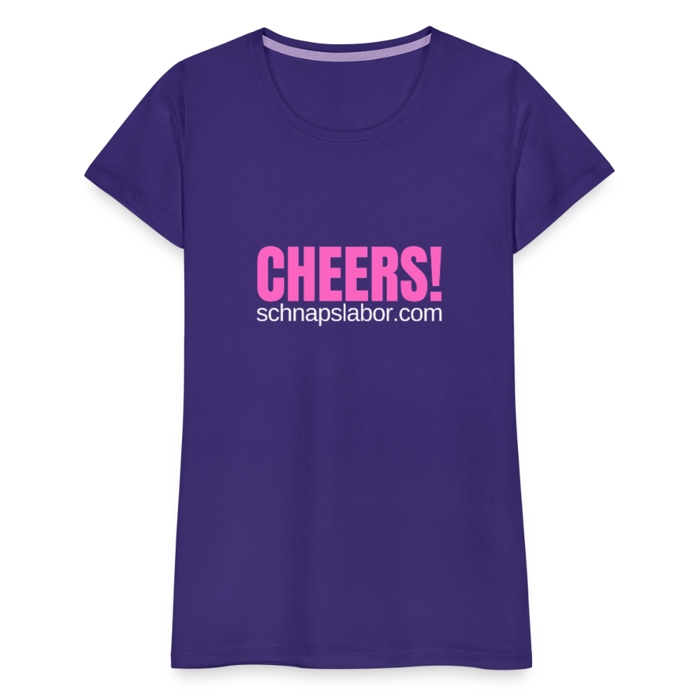 Cheers - Frauen Premium T-Shirt - Lila