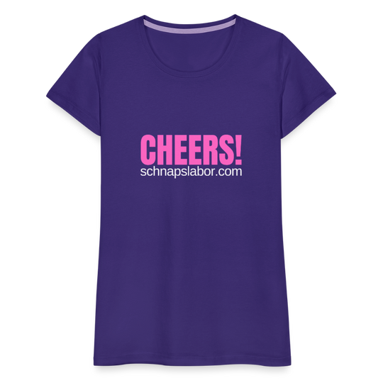 Cheers - Frauen Premium T-Shirt - Lila